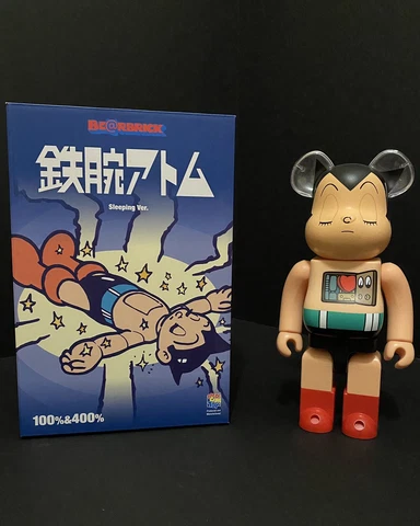 Astro Boy Sleeping Version 100% & 400% Bearbrick Action Figure by Medicom Cover