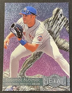 1996 Metal Universe #197 Edgardo Alfonzo New York Mets - Picture 1 of 2