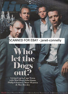 PHILIP GLENISTER JOHN SIMM MAX BEESLEY MARC WARREN MAD DOGS Laura Haddock MAG - Image 1 of 2