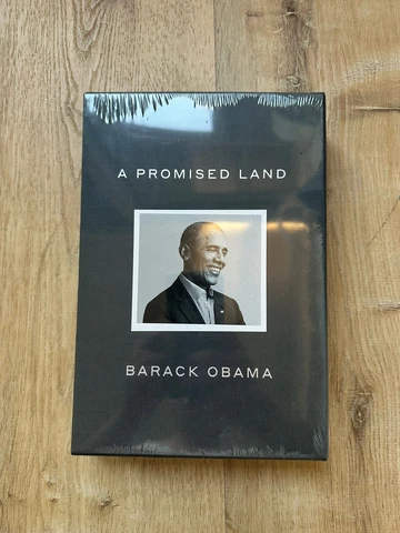 SIGNED Barack Obama A Promised Land - Deluxe 1st Edition 2020 RARE AUTOGRAPHED Cover