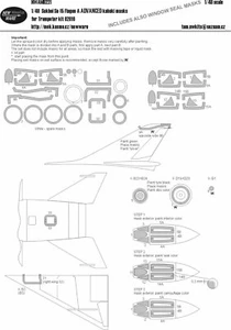 Nuevo Ware 1/48 Su-15 Flagon A AVANZADAS máscaras de pintura para trompetista - NWAM0221 - Imagen 1 de 2