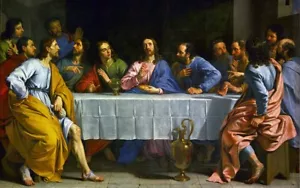 Fun Gift Home Wall Art Decor Jesus Christ Oil Painting Picture Printed On Canvas - Picture 1 of 6