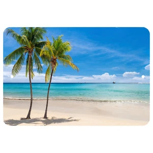 Custom Palm Trees on Beach Metal Sign - She Shed - Office- Caribbean - decor - Bild 1 von 8