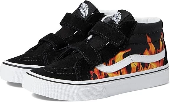 Vans pré-escolar infantil, juvenil Sk8-mid reedição V (lona e camurça) - Imagem 1 de 1