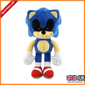🔵Sonic the Hedgehog Evil Sonic Plushie Stuffed video games Plush Toy SEGA 30cm - Picture 1 of 2