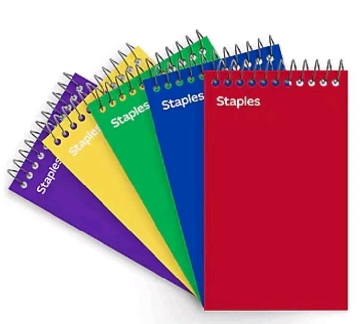 3 Pack Staples Memo Pads, 3" x 5", College Ruled, 75 Sheets/Pad, 5 Pad - Image 1 of 1