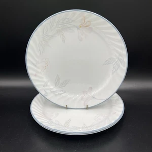 Corning Corelle PINK TRIO Essteller 10 Zoll Blumenmuster blau Wirbelrand Menge 3 - Bild 1 von 8