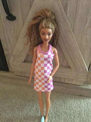 2018 Mattel Barbie Fashionistas #123 #FXL56 African American Micro-Braids Doll - Image 1 of 4