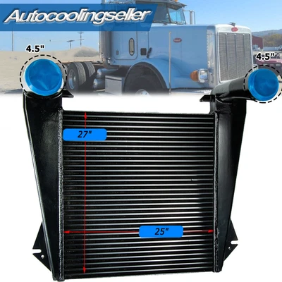 Enfriador de aire de carga de aluminio compatible con Peterbilt 357 377 378 379 362 359 375 1985-2002 Foto 1 de 4