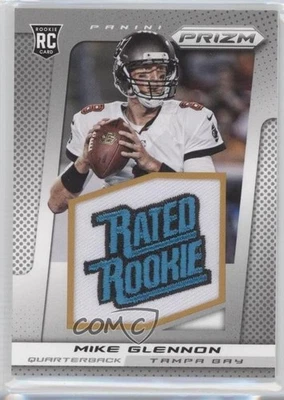 2013 Panini Prizm Rated Rookie Manufactured Mike Glennon #272 Patch RC - Image 1 of 2