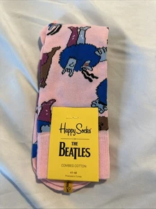 The Beatles Happy Socks limitierte Auflage Socken neu Unisex ein (1) Paar Größe 10-13 - Bild 1 von 5