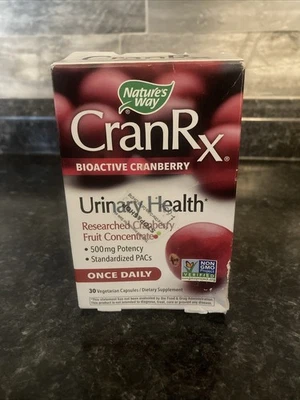 Arándano bioactivo Natures Way CranRx SALUD URINARIA 30 CÁPSULAS 07/2026 Foto 1 de 4