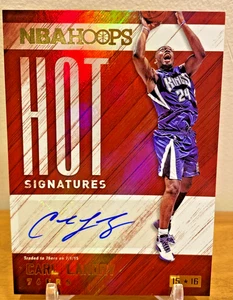Carl Landry 2015-16 NBA Hoops Hot Signatures Auto, 76ERS/KINGS - Bild 1 von 2