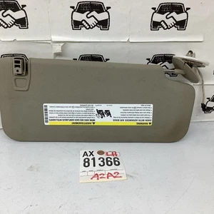 '08-'17 BUICK ENCLAVE Left Driver Sun visor OEM Grade A Tan - Picture 1 of 3