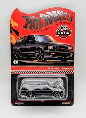 Hot Wheels Collectors RLC Exclusive 1:64 1992 GMC Typhoon - Black, Opening Hood - Image 1 of 4