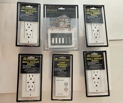X-10 Powerhouse Module Home Security Kit Lamp Module Wall Outlet Mini Controller - Image 1 of 4