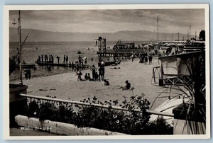 Reggio Calabria Italien Portugal Postkarte Lido Badeszene um 1930’s RPPC Photo - Bild 1 von 2