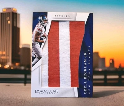 Odell Beckham Jr 2017 Panini Immaculate Collection Patches 8/10 - Image 1 of 2