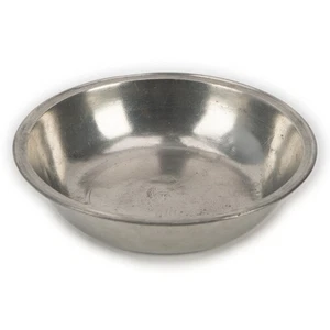 Thomas Melville of Newport RI, 8" x 2" Pewter Basin or Bowl, Antique c1800, 004 - Picture 1 of 11