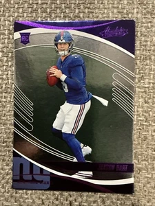 2025 Absolute Football Jaxson Dart Rookie Purple RC Giants SP 🔥🔥 - Bild 1 von 2