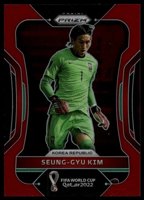 2022 Panini Prizm FIFA World Cup Qatar #139 Seung-gyu Kim Red Prizm #/399 - Image 1 of 2