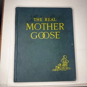 The Real Mother Goose 1944 Large Hardcover Children's Book Nursery Rhymes - Bild 1 von 9