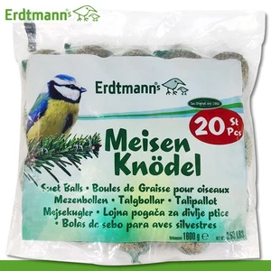Erdtmanns 1600 g Meisenknödel mit Netz (20 Stück) Wildvogelfutter - Bild 1 von 1