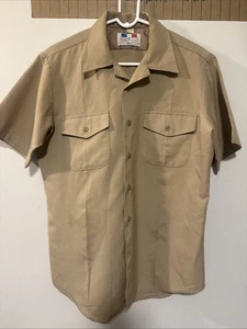 Flying Cross Kurzarm Uniform Hemd hellbraun Größe L - Bild 1 von 12