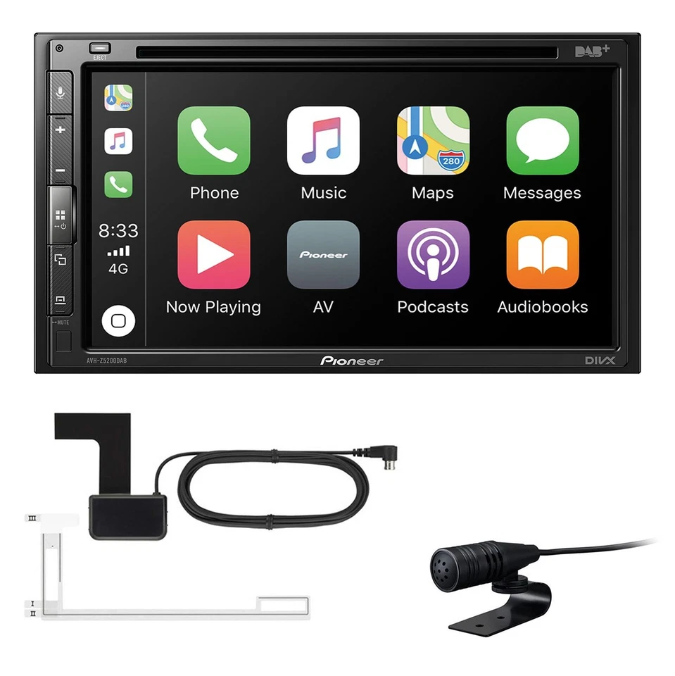 Pioneer AVH-Z5200DAB Digitalradio CarPlay Android Auto Autoradio inkl Antenne - Bild 1 von 1