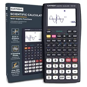 Catiga Scientific Calculator with Graphic Functions - CS-121 - Picture 1 of 33