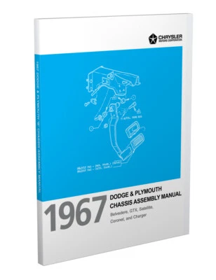 Dodge Coronet 1967 y chasis cargador montaje manual equipo de motor de fábrica Foto 1 de 3