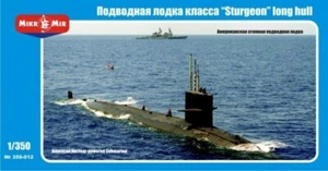 Mikromir 350012 submarino nuclear de EE. UU. ""Sturgeon" casco largo, 1/350 - Imagen 1 de 6