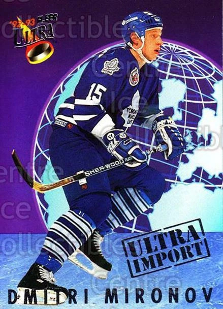1992-93 Ultra Import #15 Dmitri Mironov - Image 1 of 1
