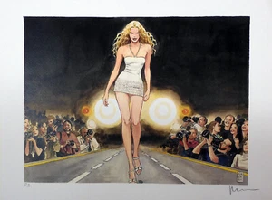 MANARA DRUCK SIGNIERT FRAUEN UND MOTOREN 1 THEMA 11 - P.A. GEBRAUCHT - Bild 1 von 1