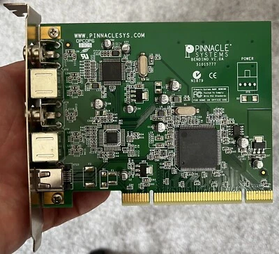 Pinnacle Bendino V1.0a PCI Video Capture Card Composite S-Video FireWire  - Image 1 of 3