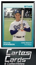 David Hansen 1988 Star Vero Beach Dodgers #9  Los Angeles Dodgers