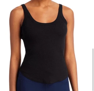 Camiseta sin mangas FP FREE PEOPLE Movement Step One negra pequeña nueva sin etiquetas - Imagen 1 de 4