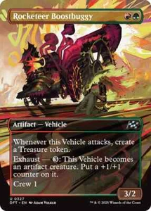 MTG | Rocketeer Boostbuggy (Borderless) [Aetherdrift] Foil Near Mint - Foto 1 di 1