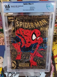 Marvel: Spider-Man #1 CBCS 9.6 Gold Edition Todd McFarlane "Signed" August 1990 - Picture 1 of 5