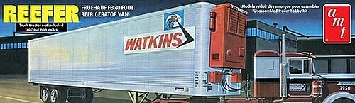 AMT Watkins Fruehauf 40' Reefer Semi-Trailer - Plastic Model Truck Vehicle Kit - Image 1 of 1