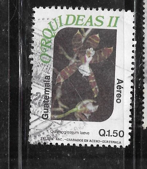 GUATEMALA SC# C847A 1994 FLOWER  AIR POST OLD CLASSIC USED XF STAMP - Image 1 of 1