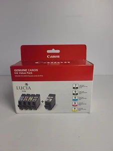 Canon No. Pgi-9/pgi-7 Ink Cartridge - Inkjet - Cyan, Magenta, Yellow, Black, - Picture 1 of 4