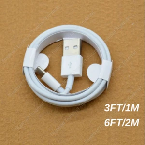 Heavy Duty Sync USB Fast Charger Cable Lead For iPhone 14 13 12 11 Pro Max X 7 8 - Picture 1 of 14