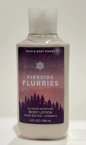Bath & Body Works Fireside Flurries 24H Feuchtigkeit Körperlotion 8 flüssige Unzen/236 ml - Bild 1 von 2
