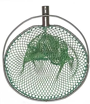 Kescher oval inkl Netz 15mm Abfischen,Teichwirtschaft Hamen,Profi Fischzucht neu - Bild 1 von 2