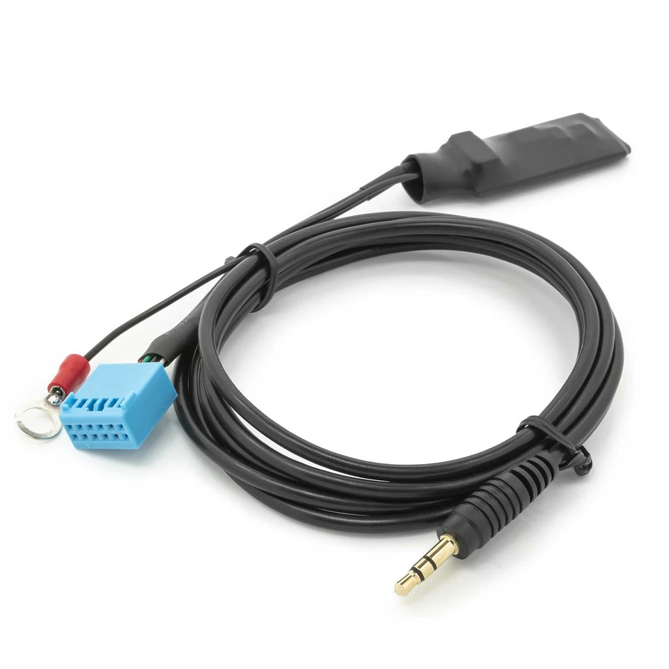 Para VW Audi Seat Skoda Aux En Gato Interfaz Cable para Radio 12 Pin Quadlock - Imagen 1 de 1
