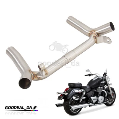 Tubo de escape de enlace medio para Triumph Thunderbird 1600/1700 Storm 2011-19 Foto 1 de 4