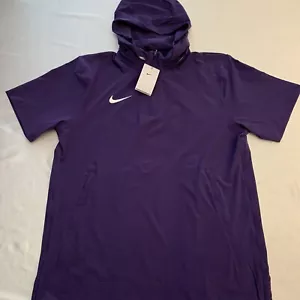 Nike Lightweight 1/4 Zip Coaches Shirt S/S Men’s Large Purple DV6755-566 New NWT - Picture 1 of 12