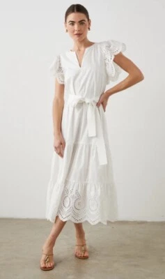 Rails - Vestido midi forrado con ojales Gia para mujer talla XXL - SIN cinturón Foto 1 de 4