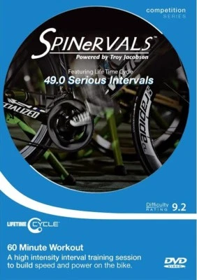 SPINERVALS COMPETITION SERIES 49.0 SERIOUS INTERVALS CYCLE BIKE DVD NEW - Image 1 of 2